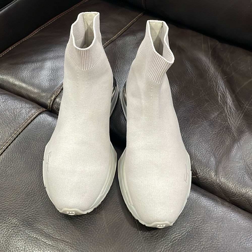 FERRAGAMO SILVER NINETTE
SOCK SNEAKERS